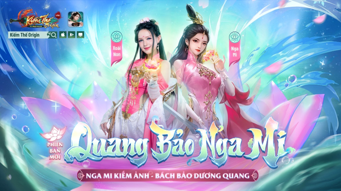 Vợ streamer giàu nhất Việt Nam: Xoài Non thả dáng như người mẫu chuyên nghiệp trong bộ ảnh cosplay Nga Mi của game Kiếm Thế Origin