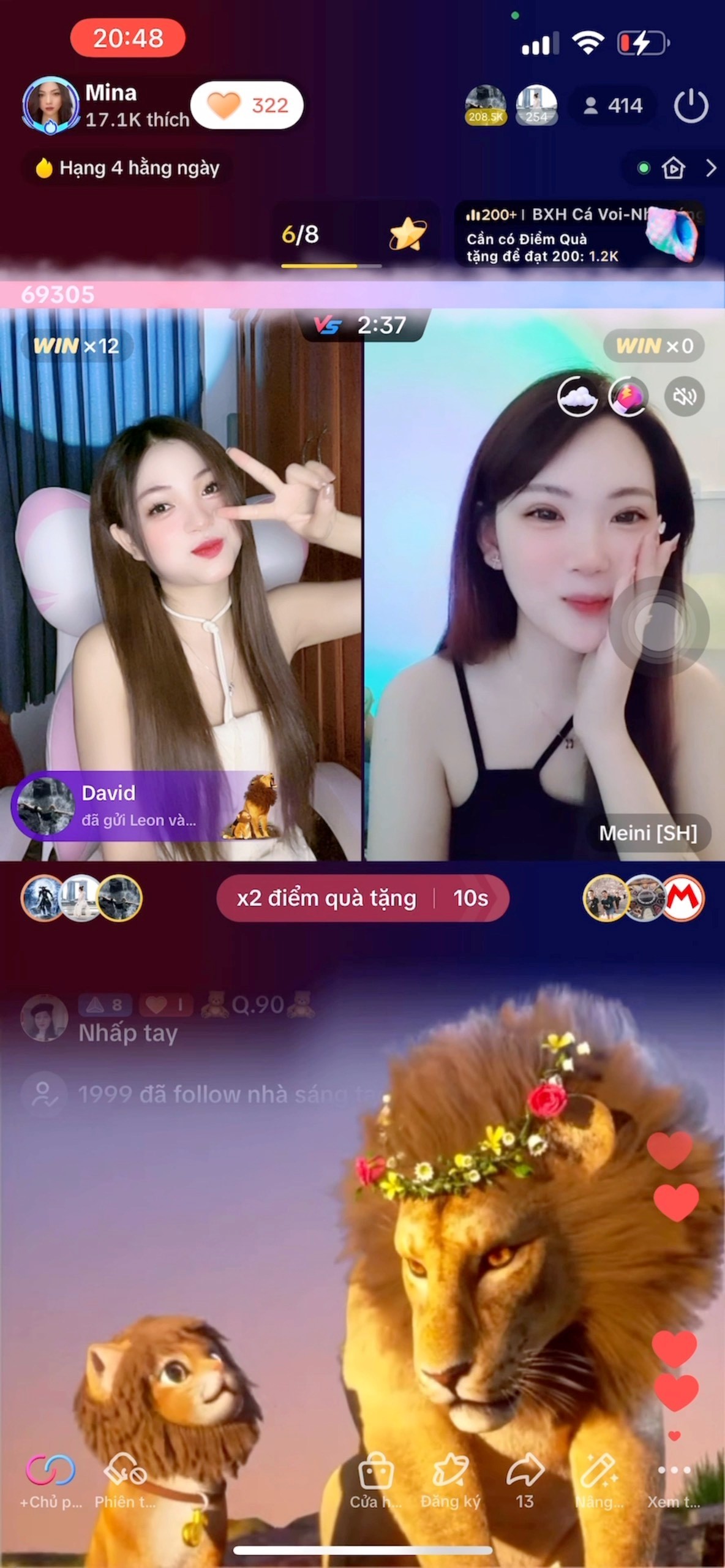 IDOL TIKTOK MINA – GƯƠNG MẶT QUEN THUỘC TRÊN BXH TIKTOK LIVE HÀNG NGÀY