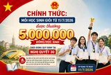 Chính thức: Mỗi học sinh giỏi từ 11/7/2026 được thưởng 5.000.000 đồng theo quy định tại Nghị quyết 30, ai đủ điều kiện nhận?