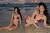 Ngọc Trinh tung clip 29 giây diện bikini, vóc dáng hiện tại gây chú ý
