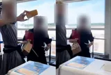 Clip: Bị fan cuồng quấy rối liên tục, nam ca sĩ mất bình tĩnh hất nước giữa sân bay, hành động sau đó gây chú ý