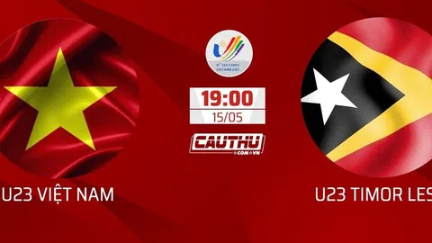 Trực tiếp bóng đá U23 Việt Nam vs U23 Timor Leste: Việt Nam cất loạt trụ cột