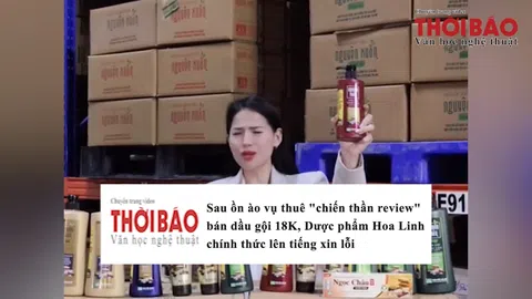 Sau ồn ào vụ thuê "chiến thần review" bán dầu gội 18K, Dược phẩm Hoa Linh chính thức lên tiếng xin lỗi