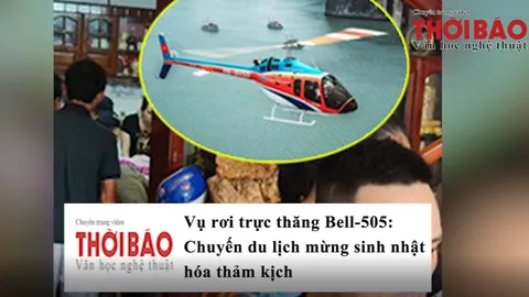 Vụ rơi trực thăng Bell-505: Chuyến du lịch mừng sinh nhật hóa thảm kịch