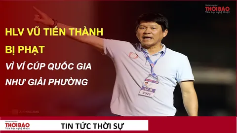 HLV Vũ Tiến Thành bị phạt vì phát ngôn ví Cúp Quốc gia như giải Phường