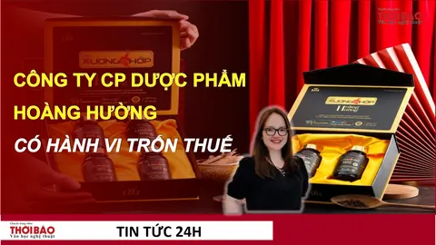 Cục thuế TP. Hà Nội xác định Công ty CP dược phẩm Hoàng Hường có hành vi trốn thuế