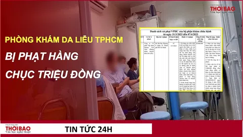 Phòng khám da liễu ở TP.HCM bị phạt hàng chục triệu đồng