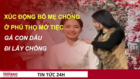 Xúc động bố mẹ chồng mở tiệc gả con dâu đi lấy chồng mới ở Phú Thọ