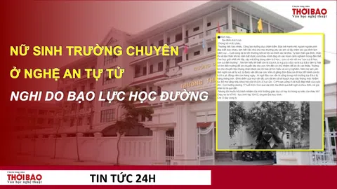 Nữ sinh trường chuyên ở Nghệ An tự tử nghi do bị bạo lực học đường