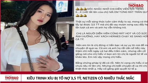 Kiều Trinh Xíu bị tố nợ 3,5 tỷ không trả, netizen có nhiều thắc mắc