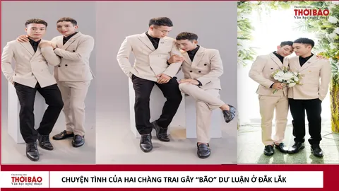 Chuyện tình của hai chàng trai gây “bão” dư luận ở Đắk Lắk