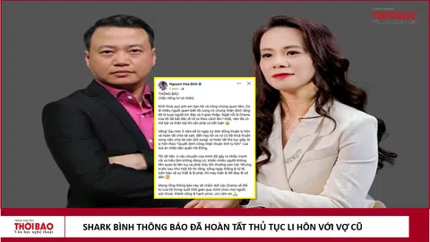 Shark Bình thông báo hoàn tất thủ tục ly hôn với vợ cũ