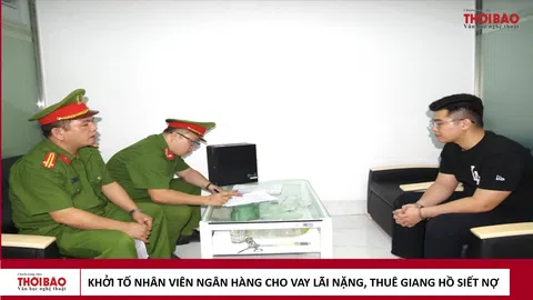 Nhân viên ngân hàng bị khởi tố vì cho vay lãi nặng, thuê giang hồ siết nợ