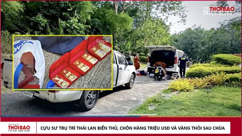 Cựu sư trụ trì Thái Lan biển thủ, chôn hàng triệu USD và vàng thỏi sau chùa