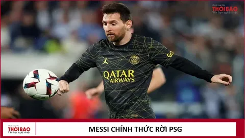 Messi chia tay PSG