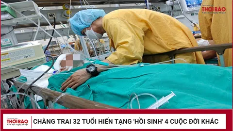 Chàng trai 32 tuổi hiến tạng 'hồi sinh' 4 cuộc đời khác