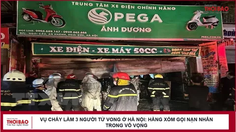 Vụ cháy làm 3 người tử vong ở Hà Nội: Hàng xóm gọi nạn nhân trong vô vọng