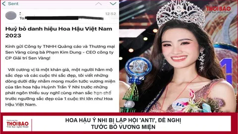 Hoa hậu Ý Nhi bị lập hội 'anti', đề nghị tước bỏ vương miện