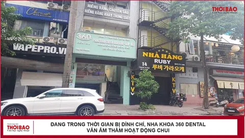 Đang trong thời gian bị đình chỉ, nha khoa 360 Dental vẫn âm thầm hoạt động chui