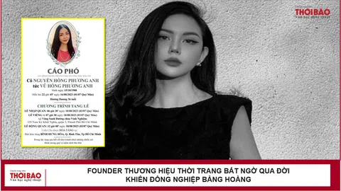 Founder thương hiệu thời trang bất ngờ qua đời khiến đồng nghiệp bàng hoàng