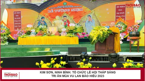 Kim Sơn, Ninh Bình: Tổ chức Lễ hội thắp sáng Tri ân mùa Vu Lan báo hiếu 2023