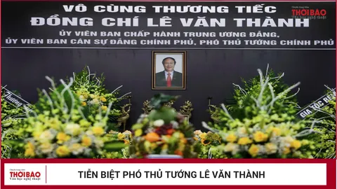 Tiễn biệt Phó thủ tướng Lê Văn Thành