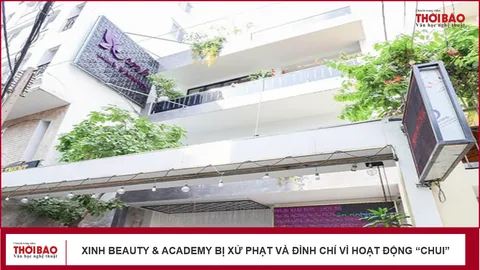 Xinh Beauty & Academy bị xử phạt và đình chỉ vì hoạt động “chui”