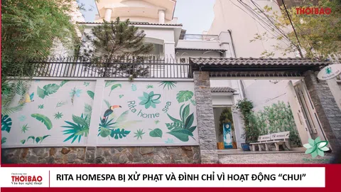 Rita Homespa bị xử phạt và đình chỉ vì hoạt động “chui”