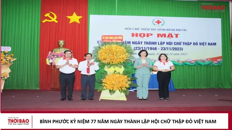 Bình Phước Kỷ niệm 77 năm Ngày thành lập Hội Chữ thập đỏ Việt Nam