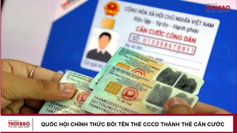 Quốc hội chính thức đổi tên thẻ CCCD thành thẻ căn cước