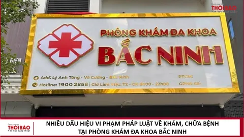 Nhiều dấu hiệu vi phạm pháp luật về khám, chữa bệnh tại Phòng khám Đa khoa Bắc Ninh