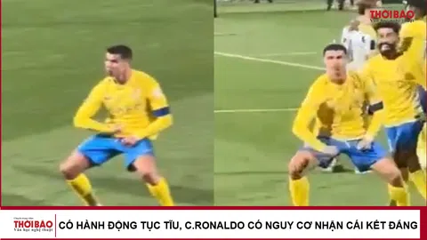 Có hành động tục tĩu, C.Ronaldo có nguy cơ nhận cái kết đắng