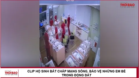 Clip hộ sinh bất chấp mạng sống, bảo vệ những em bé trong động đất