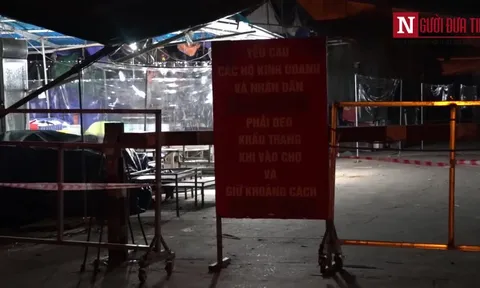 Hà Nội: Chợ đầu mối phía Nam hoạt động trở lại