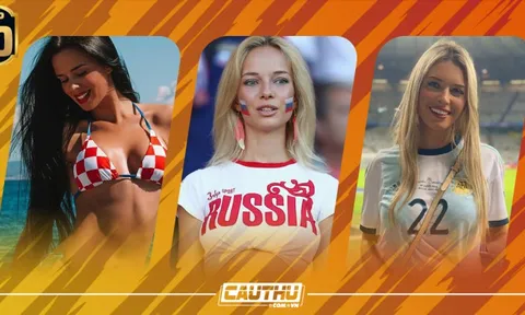 Top 10 fan nữ quyến rũ nhất thế giới túc cầu