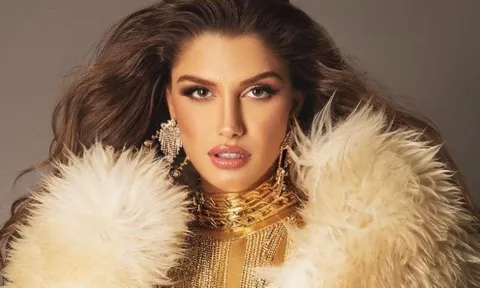 Cận cảnh nhan sắc hút hồn của Hoa hậu Hòa bình Quốc tế 2022