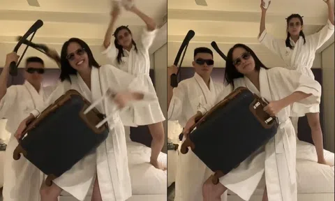 Rủ nhau tấu hài trong khách sạn, Hoa hậu Tiểu Vy với Thanh Thuỷ khiến fan phát lú vì dễ nhầm lẫn