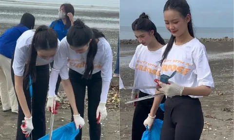 Phản ứng của Phương Nhi khi bị so sánh với Thuỳ Tiên, làm màu khi đi nhặt rác tại biển Cần Giờ