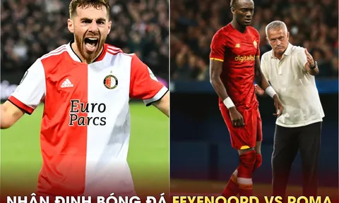 Nhận định bóng đá Feyenoord vs AS Roma - Tứ kết Europa League: 'Người cũ' của MU tạo dấu ấn?