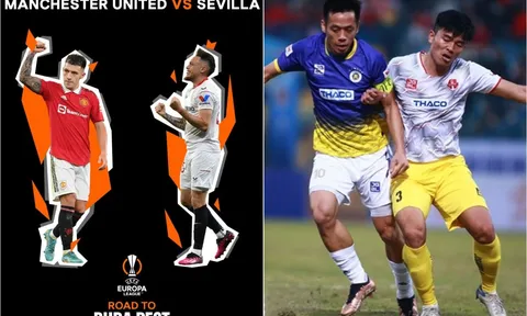 Lịch thi đấu bóng đá hôm nay: MU đè bẹp 'ông vua' Europa League; Bảng xếp hạng V.League 2023 có biến