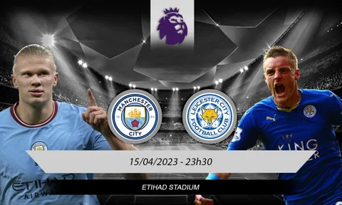 Trực tiếp bóng đá Man City - Leicester, 23h30 ngày 15/4; Link xem trực tiếp Ngoại hạng Anh K+ FULLHD