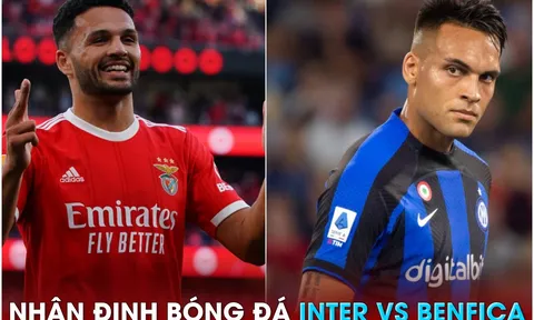 Nhận định bóng đá Inter vs Benfica, 2h ngày 20/4 - Lượt về tứ kết Cúp C1 Champions League