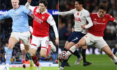 Lịch thi đấu bóng đá Ngoại hạng Anh vòng 33: Man City đại chiến Arsenal; Tottenham - MU tranh top 4
