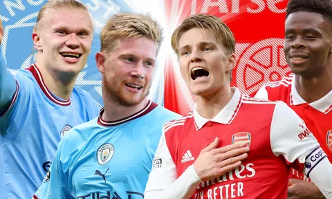Lịch thi đấu bóng đá Ngoại hạng Anh hôm nay: Man City vs Arsenal - Cuộc đua vô địch đến hồi kết?
