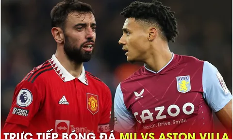 Trực tiếp bóng đá MU vs Aston Villa: Rashford vắng mặt?; Link xem trực tiếp Ngoại hạng Anh K+ HD