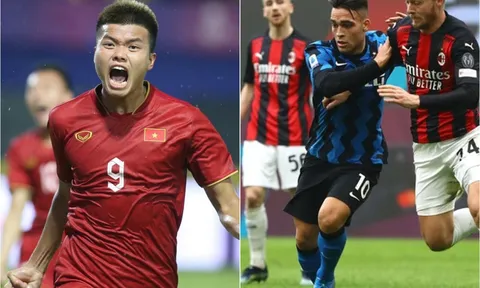 Lịch thi đấu bóng đá hôm nay: U22 Việt Nam đón tin vui tại SEA Games; Derby Milan gây sốt tại Cúp C1