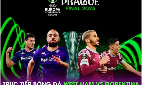 Trực tiếp bóng đá Fiorentina vs West Ham, 2h ngày 8/6 - Chung kết Conference League; Link xem Cúp C3