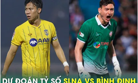 Dự đoán tỷ số SLNA vs Bình Định - Vòng 12 V.League 2023: Đặng Văn Lâm làm lu mờ dàn sao ĐT Việt Nam?