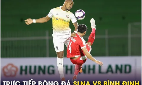 Xem trực tiếp bóng đá SLNA vs Bình Định ở đâu, kênh nào?; Link xem trực tiếp bóng đá V.League 2023