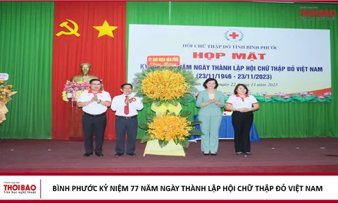 Bình Phước Kỷ niệm 77 năm Ngày thành lập Hội Chữ thập đỏ Việt Nam